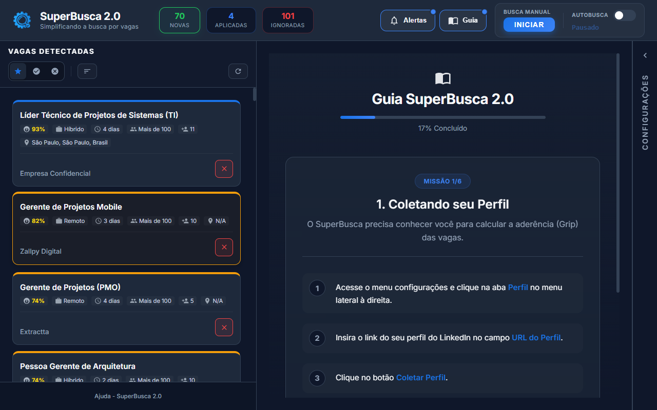 Guia de Configuração de Vagas