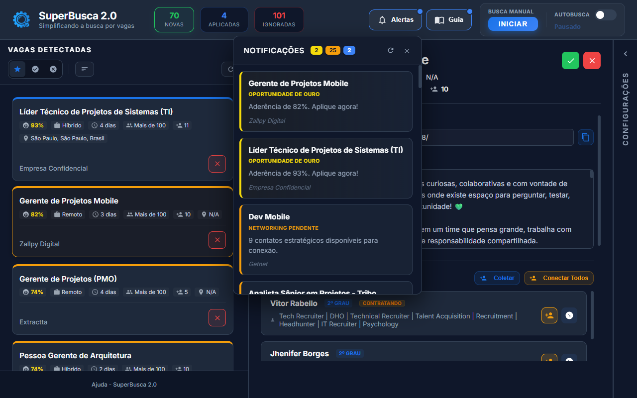 Notificações e Alertas em Tempo Real